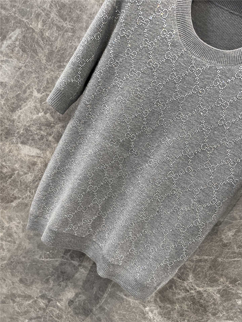 Gvc*1 gg rhinestone jumper grey