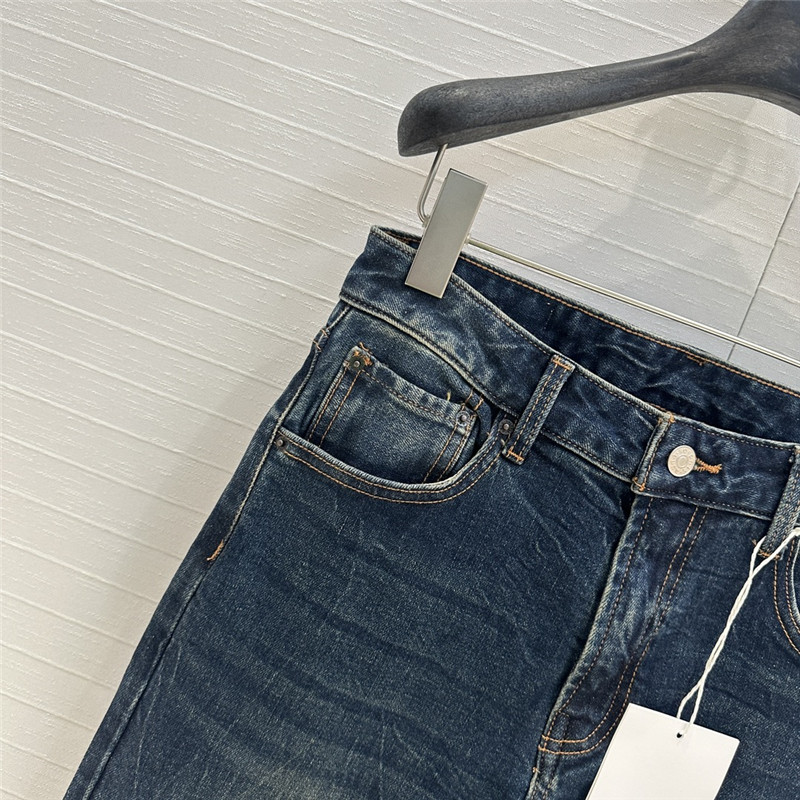 acne studios flared maxi jeans