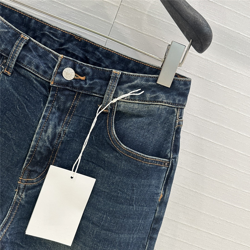 acne studios flared maxi jeans