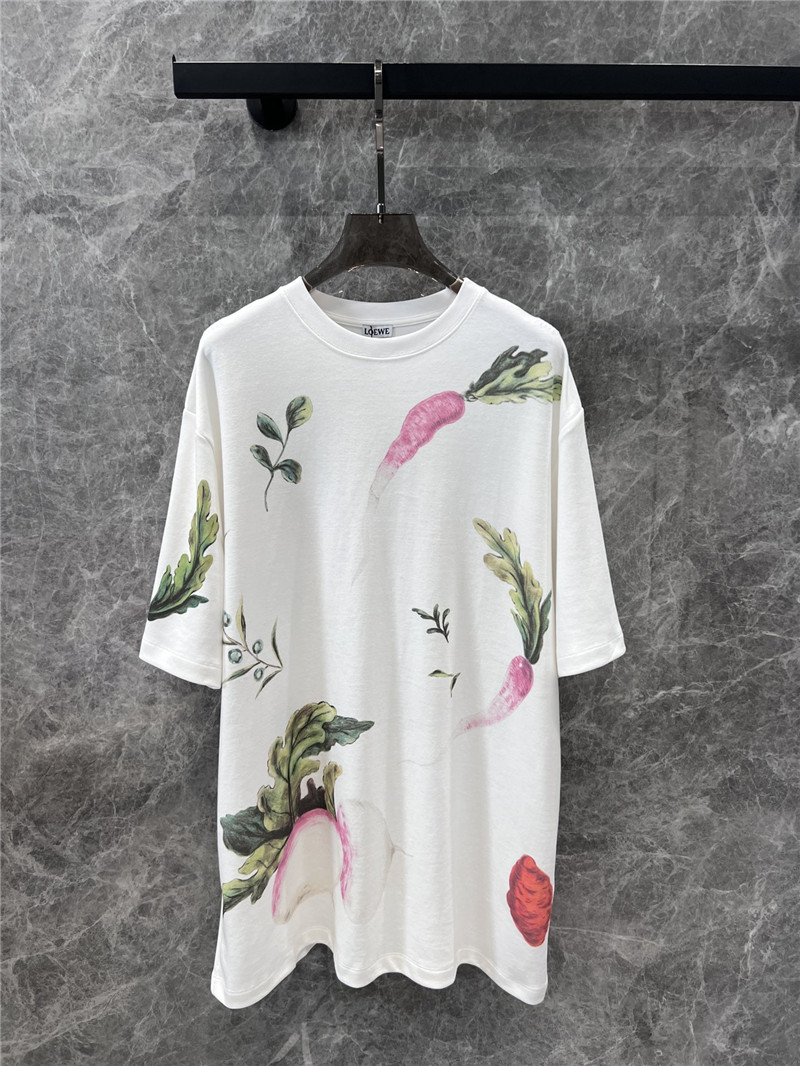 L0ew* round neck short sleeve t-shirt