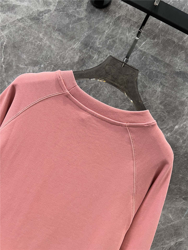 Ce1i*e triomphe cotton fleece sweatshirt pink