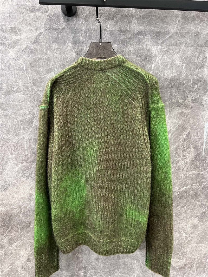 Acne Studios Green Sprayed Cardigan