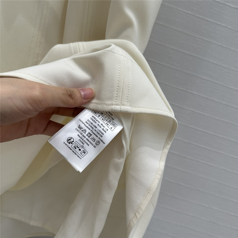 D10r sleeveless silk wool dress