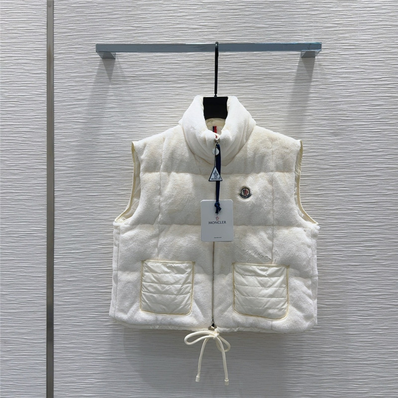 Moncler drawstring vest down jacket