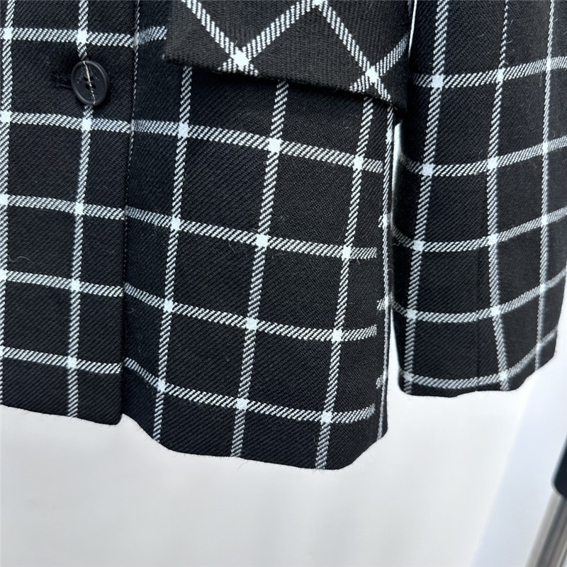 D10r plaid suit jacket