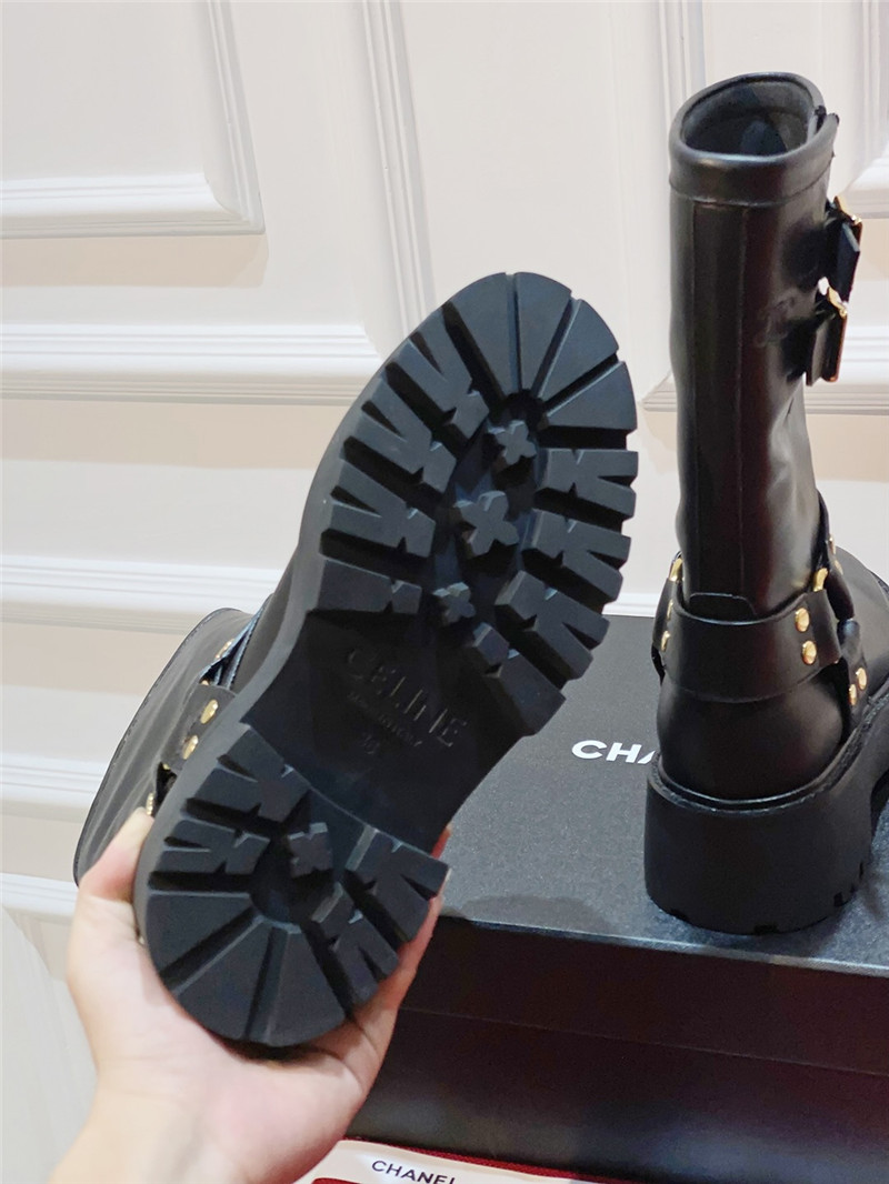Ce1i*e bulky 45 mid biker boots