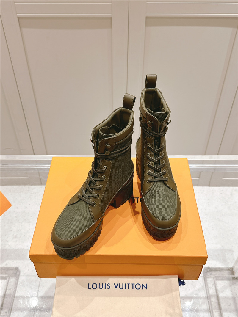 l0vis Vvtt0n laureate platform desert boot in green