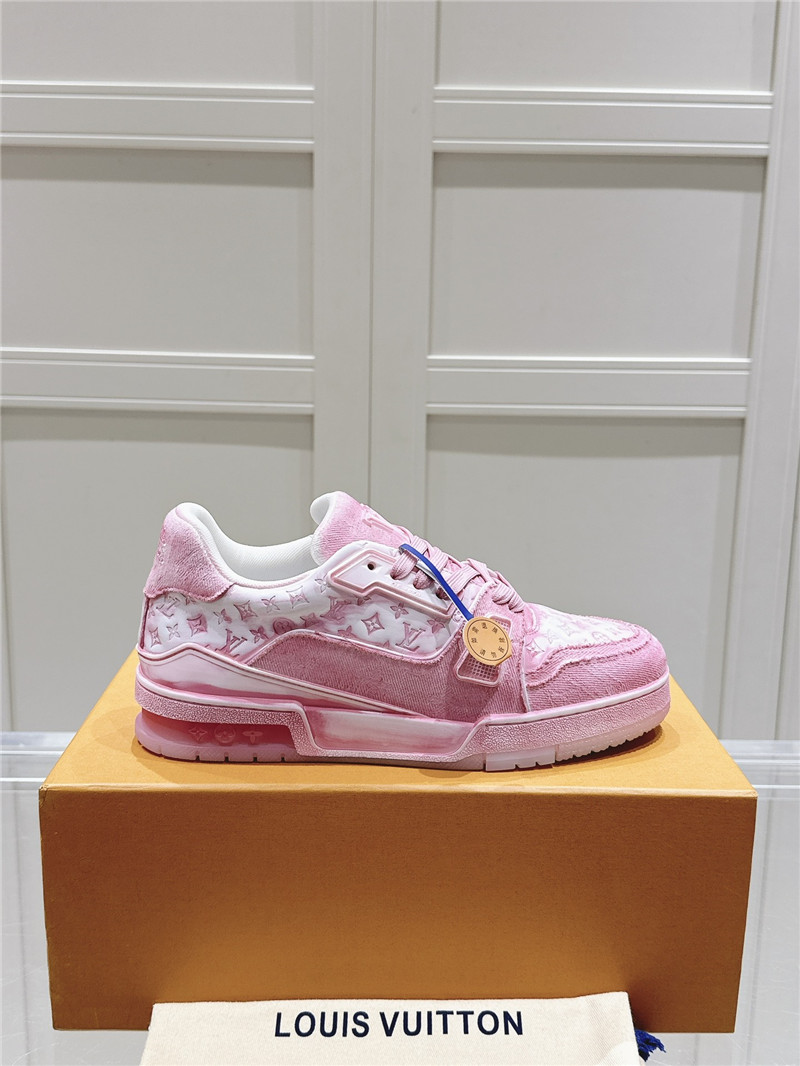 l0vis Vvtt0n lv trainer sneaker rose red