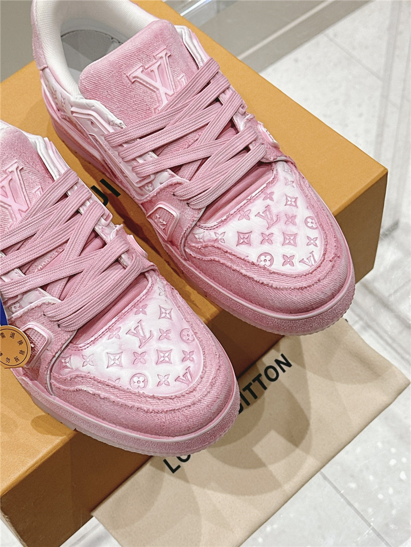 l0vis Vvtt0n lv trainer sneaker rose red