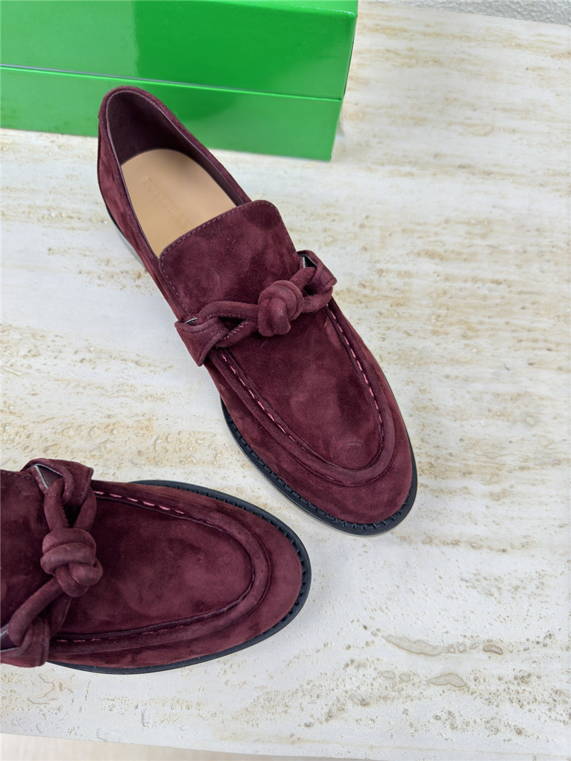 b0tt*ga Ven*ta astaire loafer in dark barolo suede