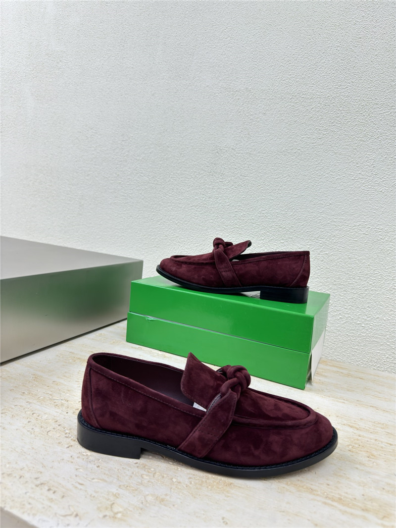b0tt*ga Ven*ta astaire loafer in dark barolo suede