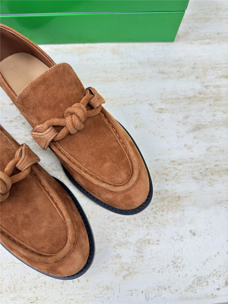 b0tt*ga Ven*ta astaire loafer in caramel suede