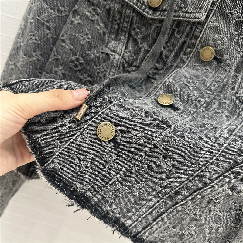 l0vis Vvtt0n lv jacquard denim jacket