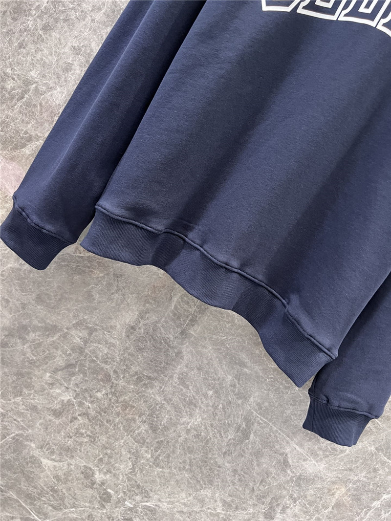 Ce1i*e logo cotton jersey sweatshirt in navy