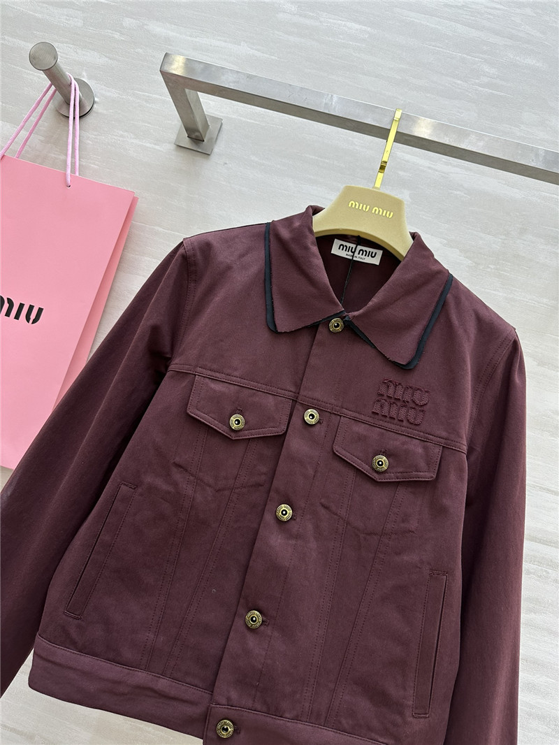 M1um1u denim jacket