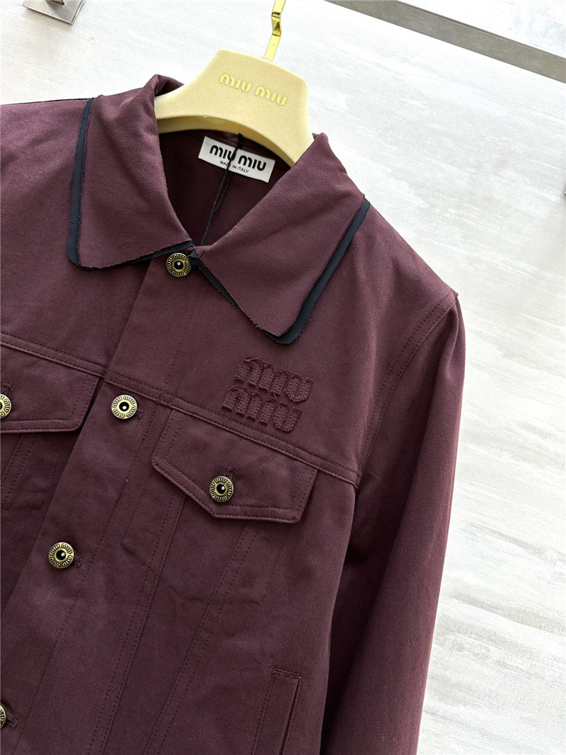 M1um1u denim jacket