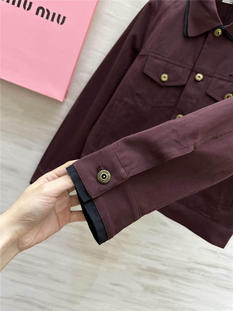 M1um1u denim jacket