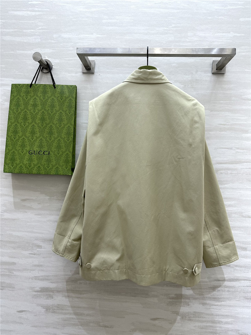 Gvc*1 lapel trench coat