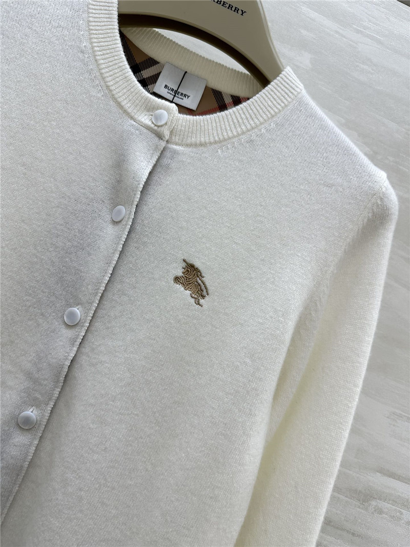 Bv*b*rry contrast plain cardigan in white
