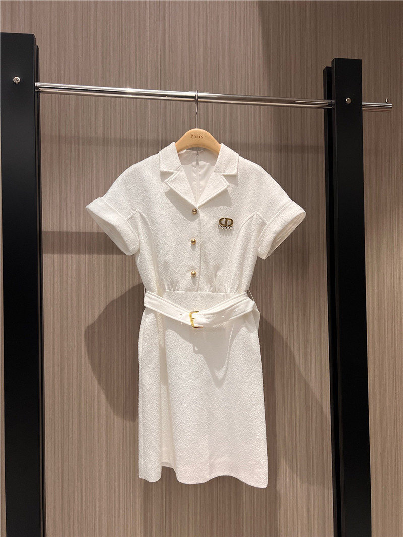 D10r rolled sleeve dress