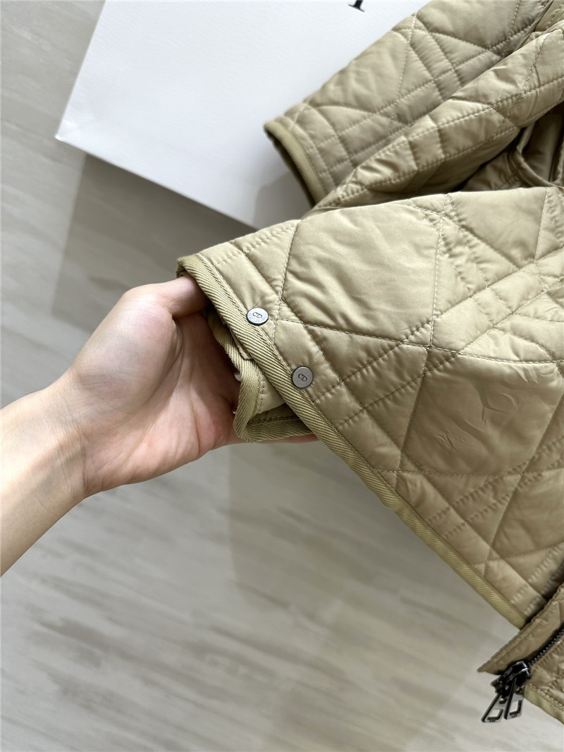 D10r quilted short sleeve jacket