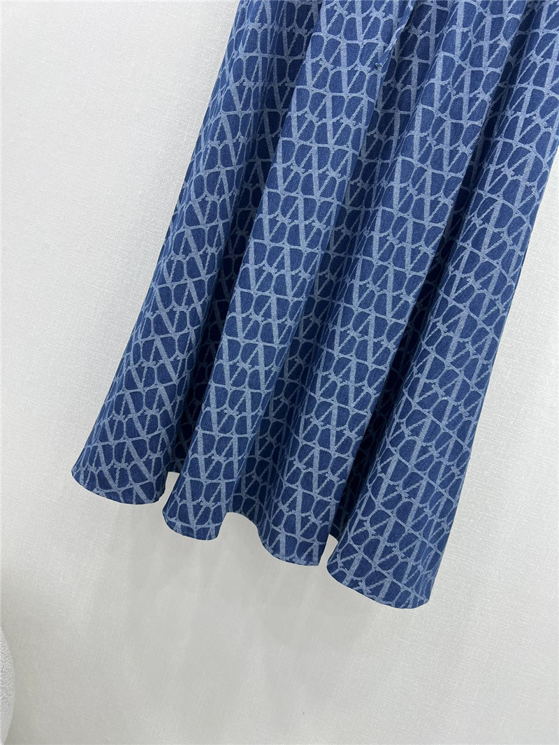 Va1e*ntin0 v letter jacquard skirt