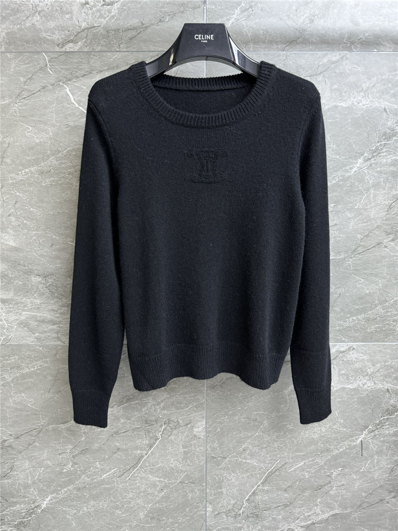 Ce1i*e triomphe wool sweater black