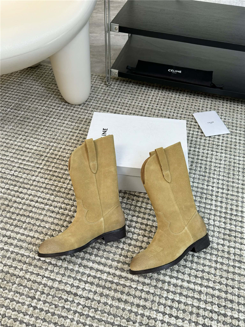 Ce1i*e cowboy leather boots