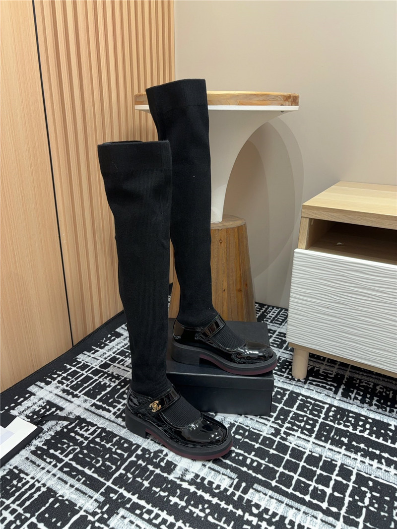 Ch**el over the knee socks boots