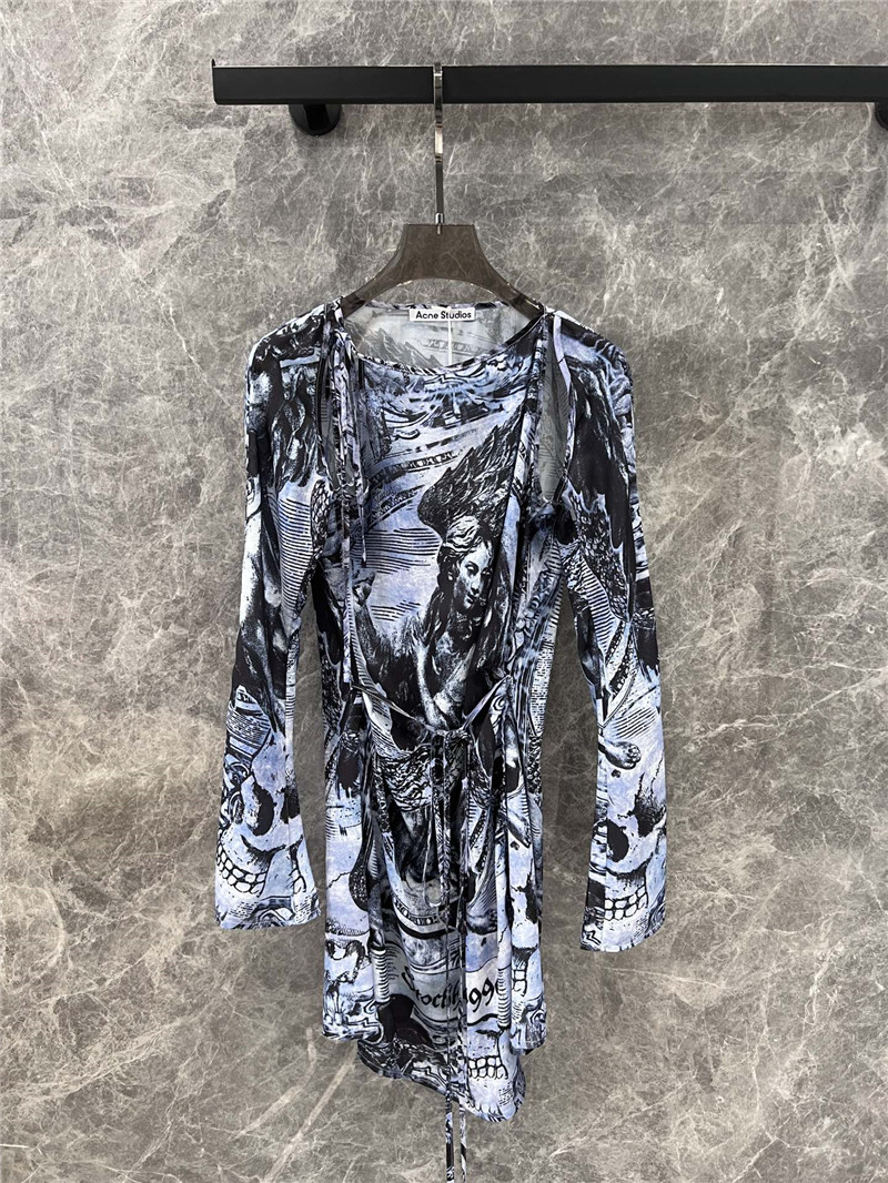 acne studios wrap dress