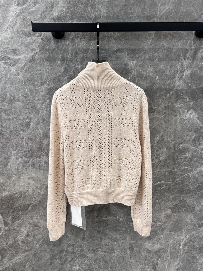 M1um1u knitted short-sleeved top
