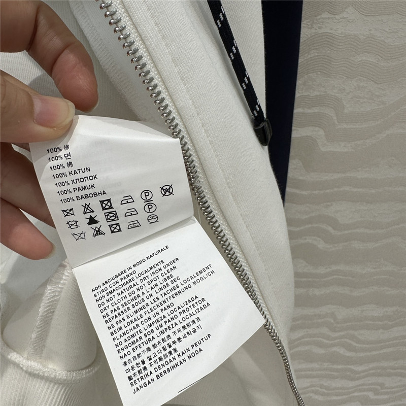 M1um1u color block sweatshirt suit