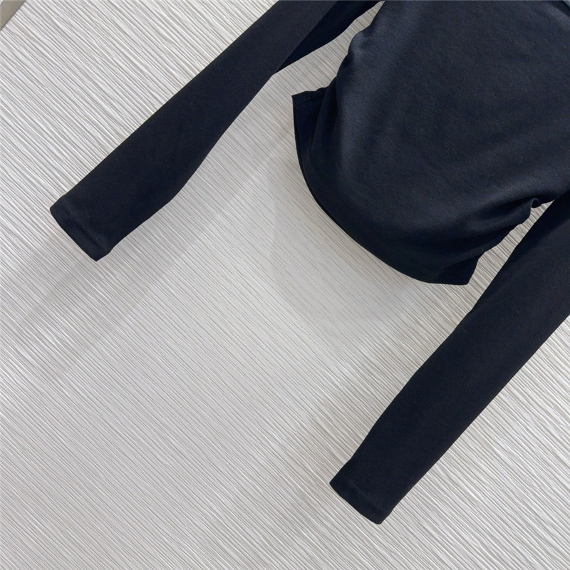 M1um1u long sleeve bottoming shirt