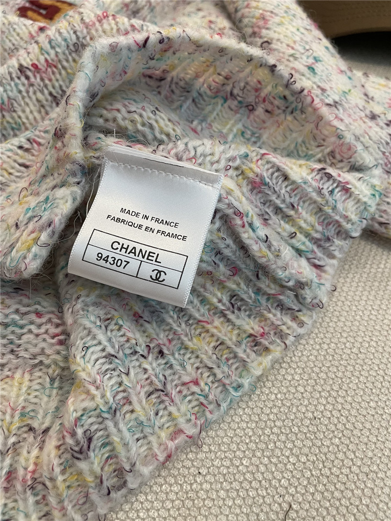 Ch**el fringe trim knit cardigan in grey