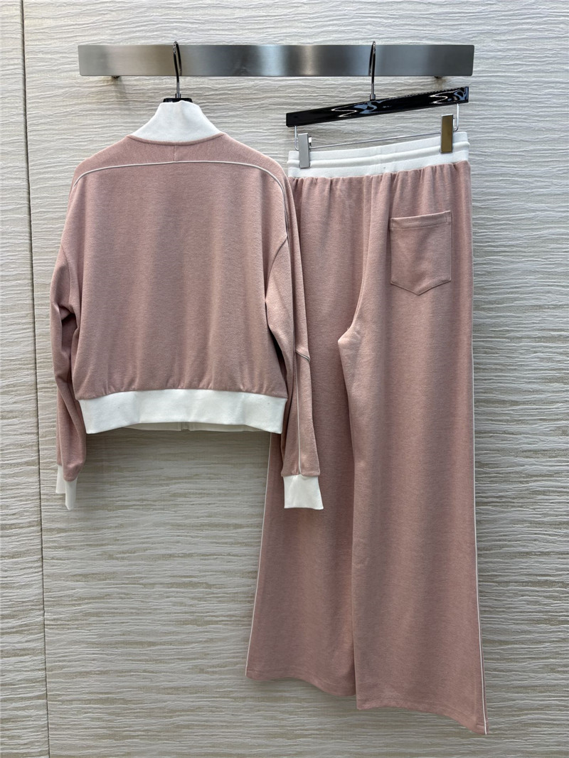 Ch**el stand collar casual suit