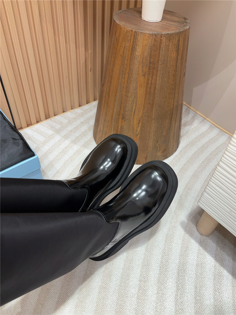 Pra*a re-nylon knee-high boots