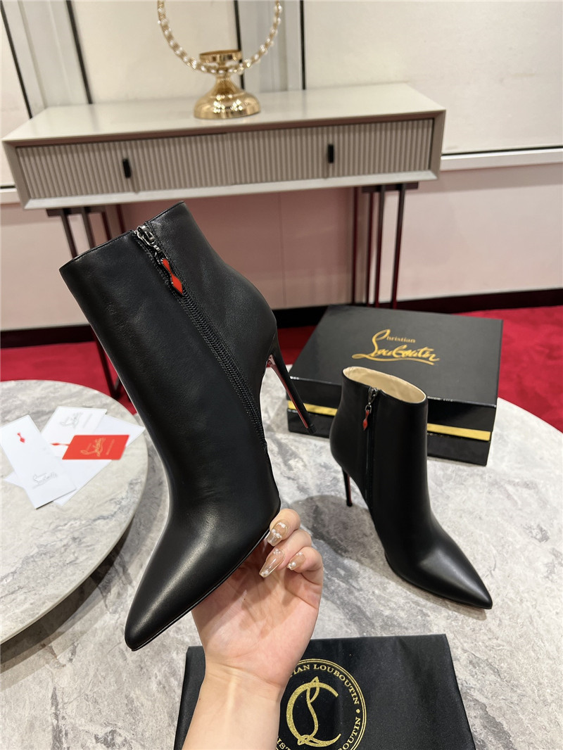 Chr1st1an louboutin black so kate ankle boots