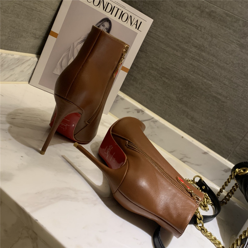 Chr1st1an louboutin so kate ankle boots in brown