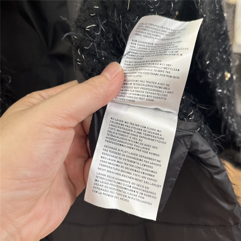 Moncler cardigan down jacket