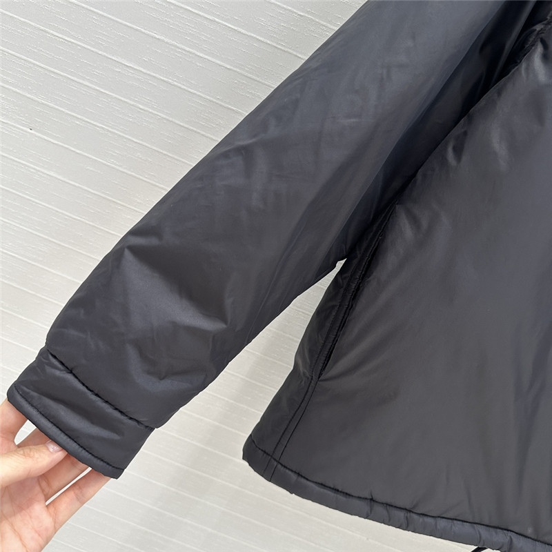 Pra*a shirt-style thin cotton coat