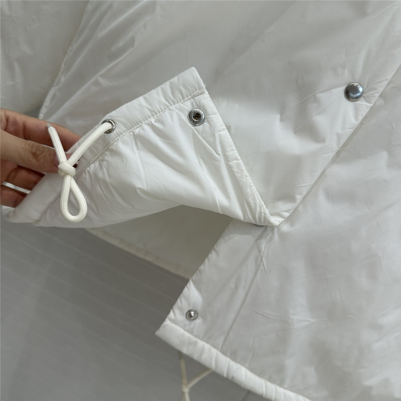 Pra*a shirt-style thin cotton coat
