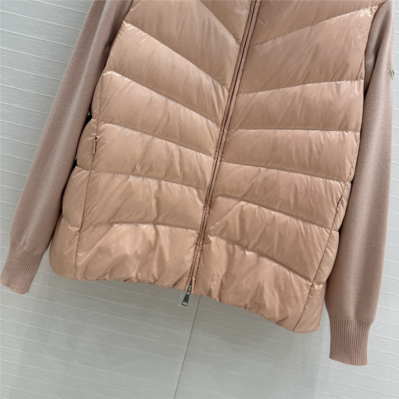 Moncler patchwork down jacket