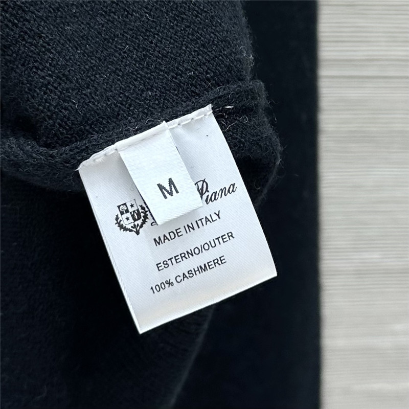 L0r0 P1ana classic polo sweater navy