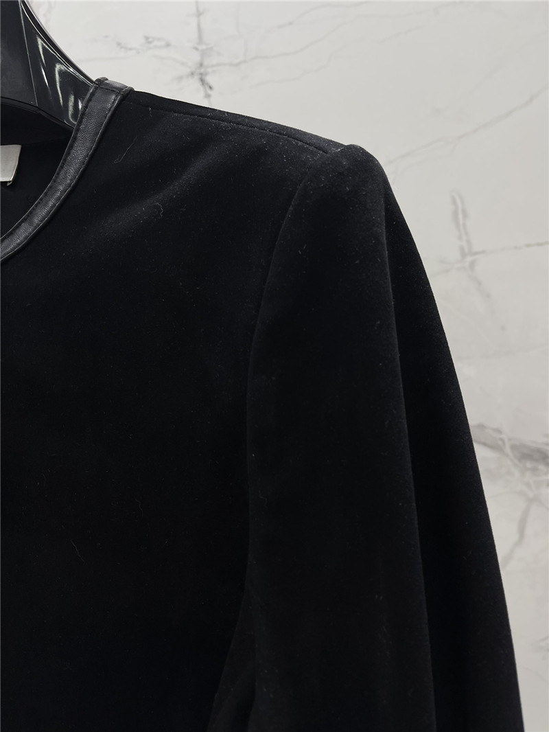 Ce1i*e patchwork leather jacket