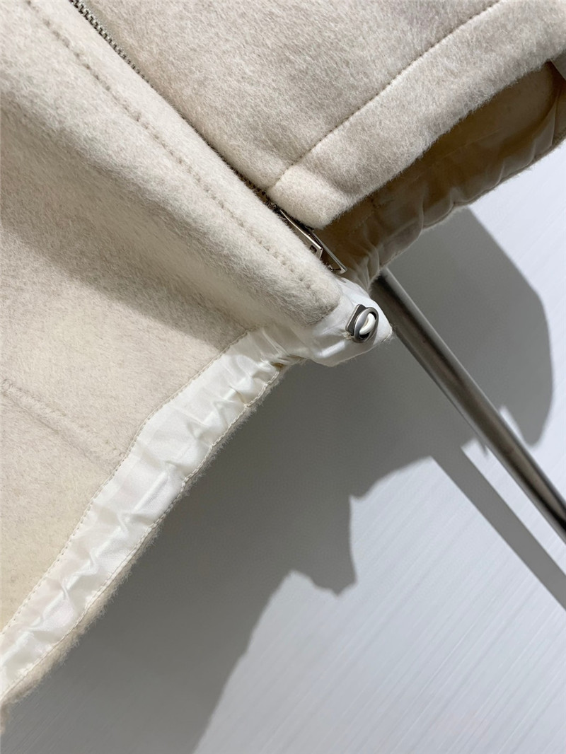 L0ew* hooded wool coat