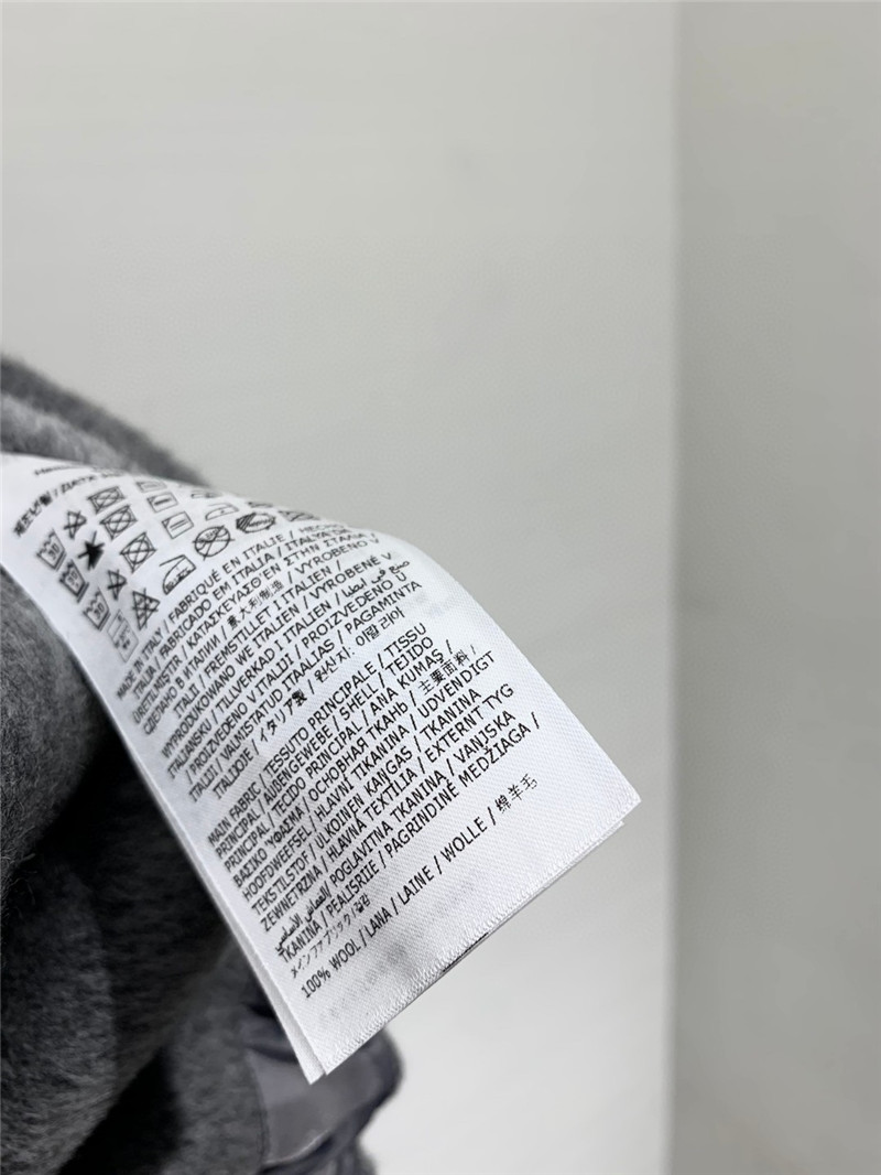 L0ew* hooded wool coat