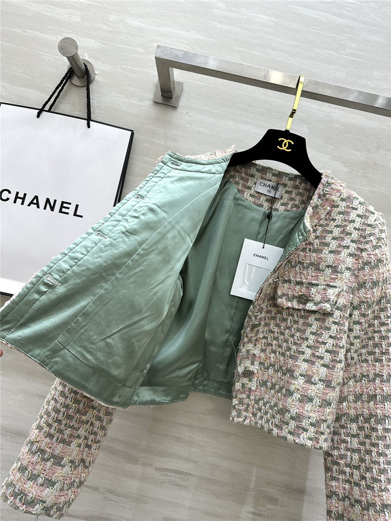 Ch**el woven soft tweed coat