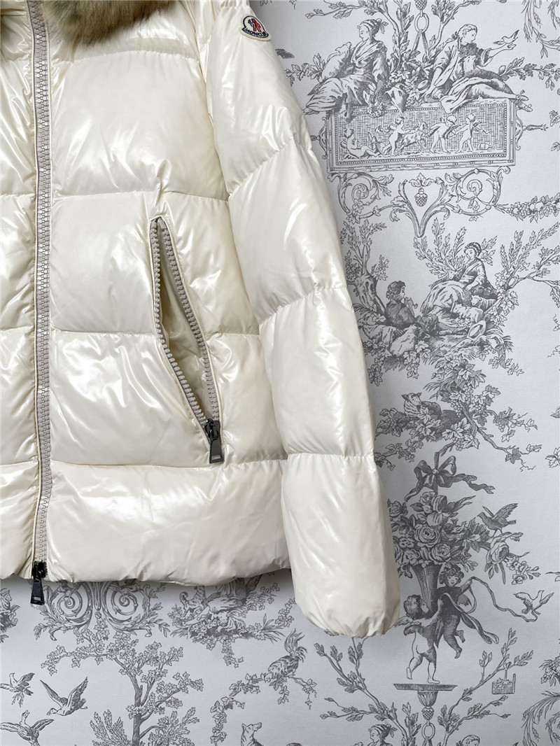 Moncler fur collar down jacket