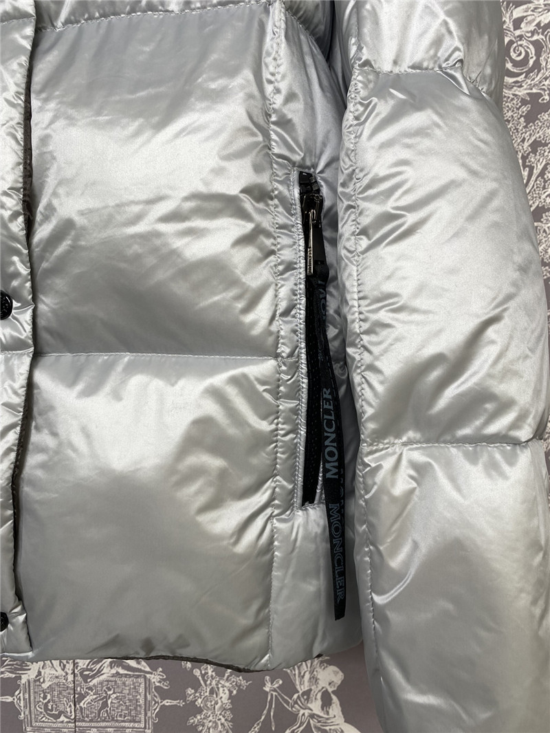 Moncler color block down jacket