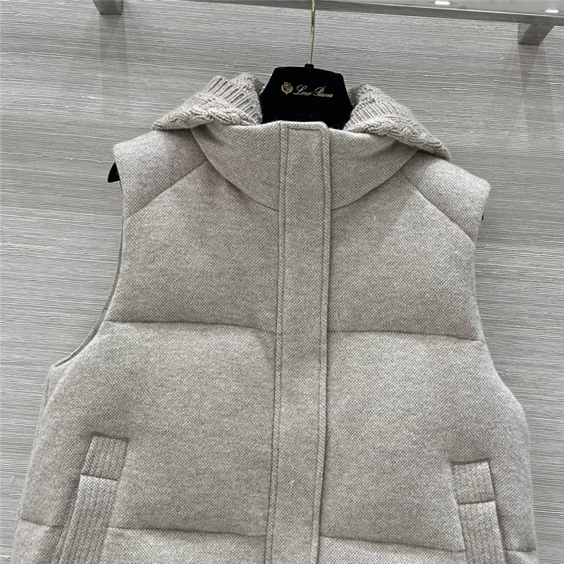 L0r0 P1ana cashmere down vest